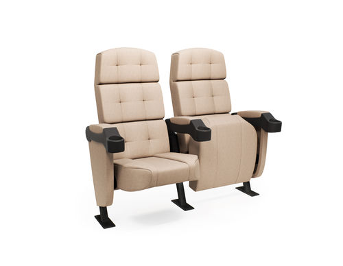 Poltrona per cinema in pelle - PARAGON 788 - FERCO SEATING SYSTEMS M SDN BHD - in tessuto / contract / beige