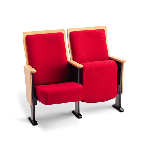 Poltrona per auditorium contemporanea - TS71 - CADENZA - FERCO SEATING SYSTEMS M SDN BHD - in tessuto / in legno / pieghevole