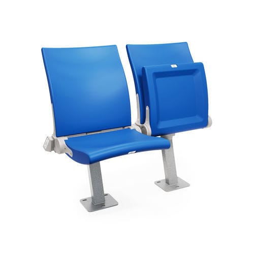 Sedia per gradinata ribaltabile - ARC Lite Plus - FERCO SEATING SYSTEMS M SDN BHD - contemporanea / ad alta resistenza / con schienale alto