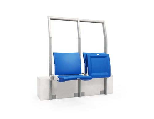 Gradinata a scomparsa - RailSeat ARC Lite - FERCO SEATING SYSTEMS M SDN BHD - per esterni / per impianto sportivo / in plastica