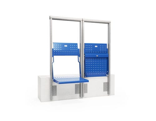 Gradinata a scomparsa - RailSeat One - FERCO SEATING SYSTEMS M SDN BHD - per esterni / per impianto sportivo / in plastica