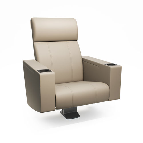 Poltrona per cinema in pelle - VERONA - FERCO SEATING SYSTEMS M SDN BHD - in tessuto / contract / rossa