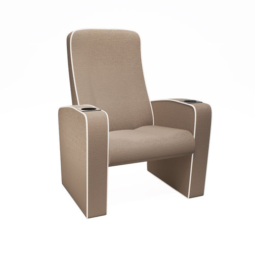 Poltrona per cinema in pelle - ST OMER BOUTIQUE - FERCO SEATING SYSTEMS M SDN BHD - in tessuto / contract / rossa