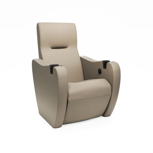 Poltrona per cinema in pelle - REX ZERO GRAVITY - FERCO SEATING SYSTEMS M SDN BHD - in tessuto / contract / rossa