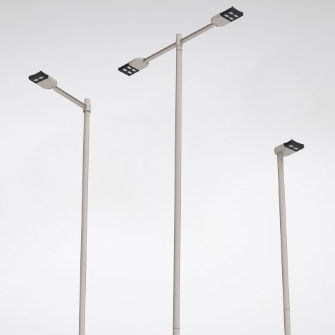 Lampione urbano - IZAR RING - Ghisamestieri - contemporaneo / in metallo / LED