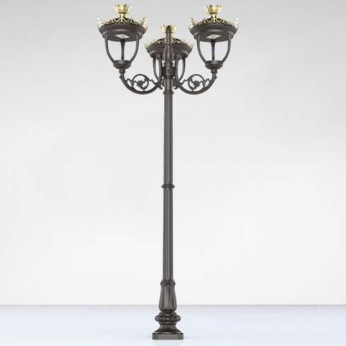 Palo di illuminazione - OVULI 10 - Ghisamestieri - in ghisa