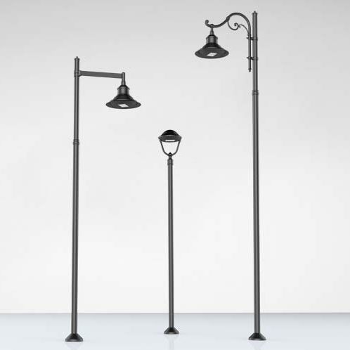 Palo di illuminazione - IDRO - Ghisamestieri - in ghisa / in acciaio