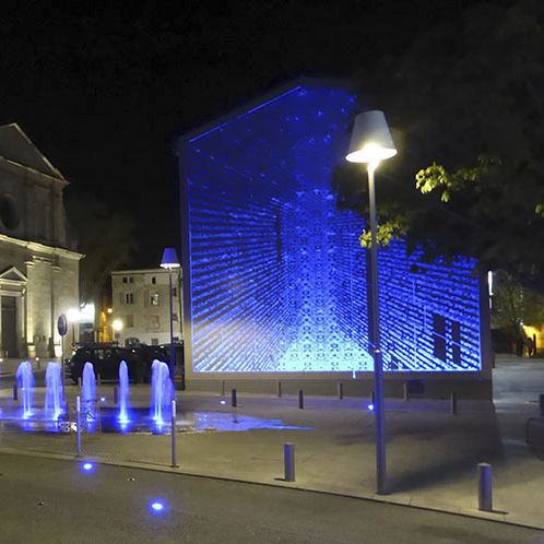 Lampione urbano - CAMELOT C - Ghisamestieri - contemporaneo / in PMMA / LED