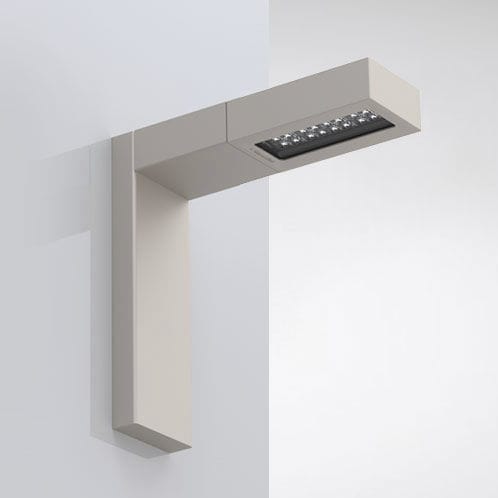 Applique contemporanea - HULLA - Ghisamestieri - da esterno / in metallo / rettangolare