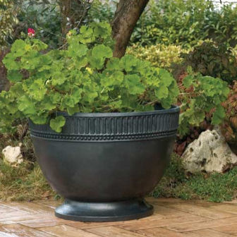 Vaso da giardino in ghisa - SARSINA - Ghisamestieri - da pavimento / rotondo / per uso residenziale