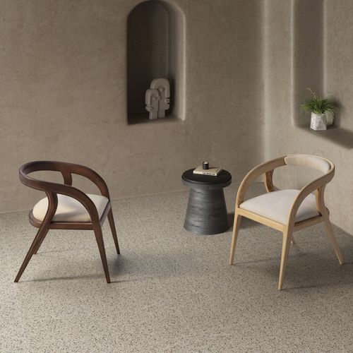 Sedia design organico - ASHLY - Raga - da interno / in tessuto / in frassino
