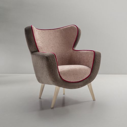 Poltrona contemporanea - CHERRY - Raga - in tessuto / in pelle / in ecopelle