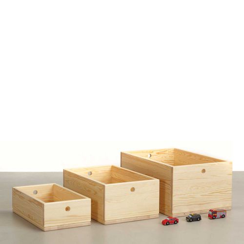 Cassapanca portagiochi in legno - ALBERA LLAR - Ergokids