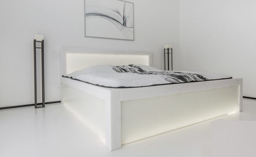 Letto matrimoniale - Luis Design - contemporaneo / con testiera / su misura