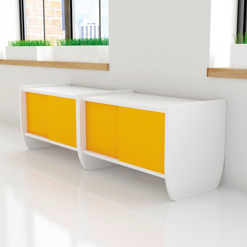 Armadio classificatore basso - FERCIA - alto / in legno / con porta scorrevole