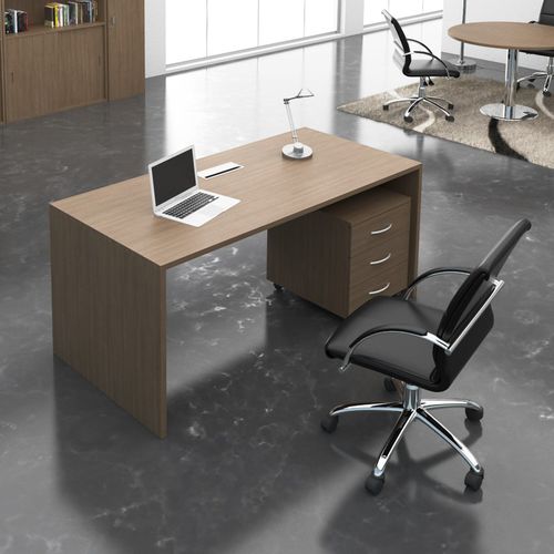 Scrivania da terra - OP - FERCIA - contemporanea / in legno / dritta