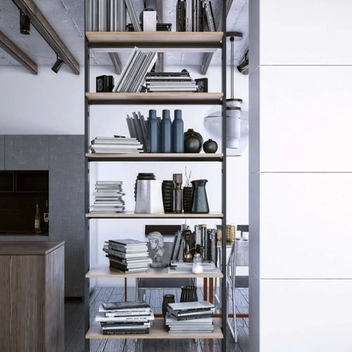 Libreria modulare - VERTICAL LINE - Damiano Latini srl - a paravento / contemporanea / in metallo