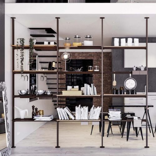 Scaffale modulare - GIOSTRA - Damiano Latini srl - a paravento / pavimento-soffitto / contemporaneo