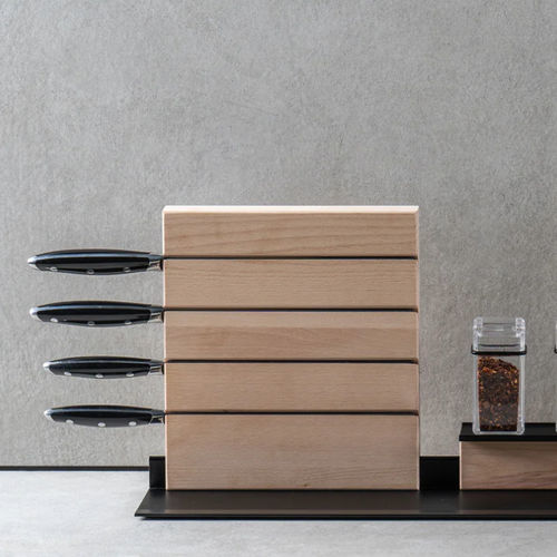 Ceppo coltelli in legno - TRAY - Damiano Latini srl
