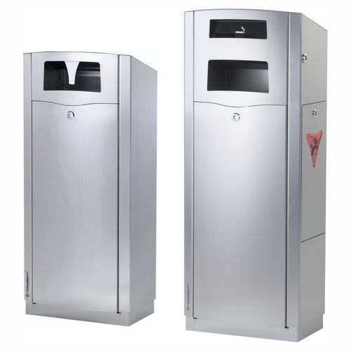 Portarifiuti pubblico - VENTURA 110L : 8700-XXXX - ROBI AG - per raccolta differenziata / da parete / sospeso