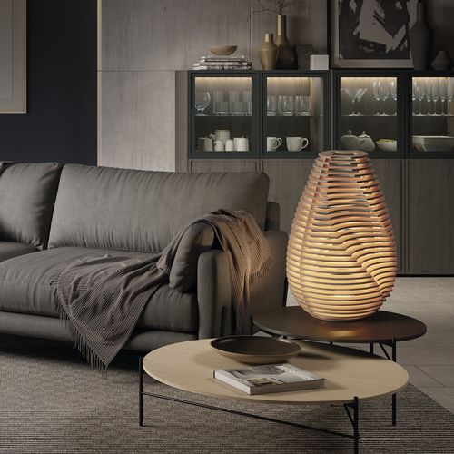 Lampada da tavolo - TWIST h637 - Novolux Lighting - in faggio / contemporanea / con cavo