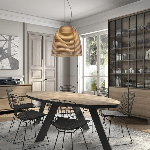 Lampada a sospensione - TWIST - Novolux Lighting - in faggio / contemporanea / con cavo