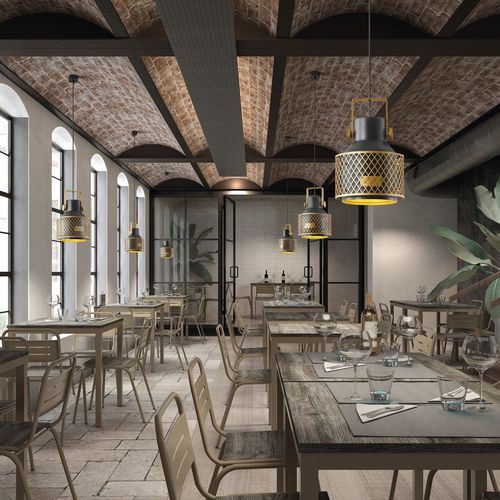 Lampada a sospensione - TOSCA - Novolux Lighting - in alluminio / in acciaio / design industriale
