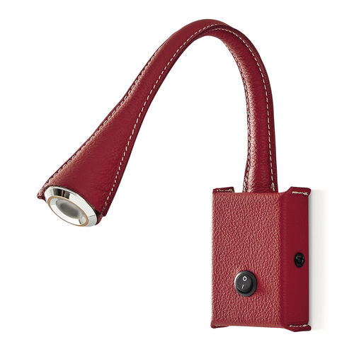 Applique design originale - 955A-L0102A-07 - Novolux Lighting - da interno / in acciaio / in pelle