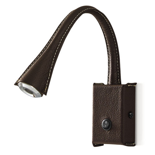 Applique design originale - 955A-L0102A-14 - Novolux Lighting - da interno / in acciaio / in pelle