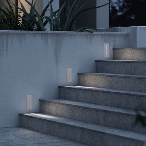 Applique contemporanea - LINE - Novolux Lighting - da esterno / in alluminio / rettangolare