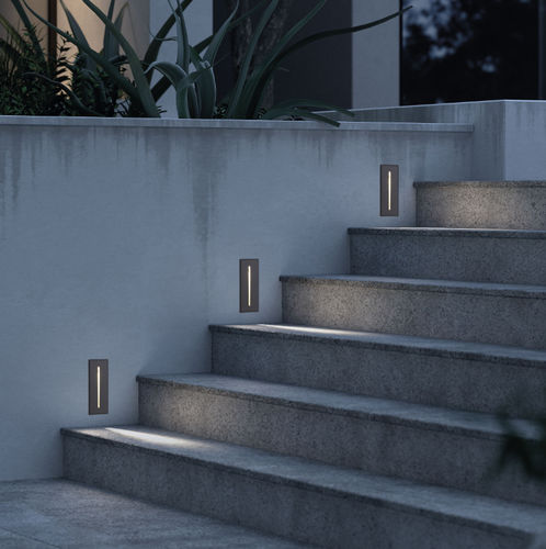Applique contemporanea - LINE - Novolux Lighting - da esterno / in alluminio / rettangolare