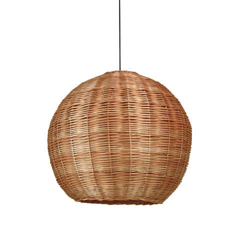 Lampada a sospensione - NATURAL L - Novolux Lighting - in acciaio / in vimini / contemporanea