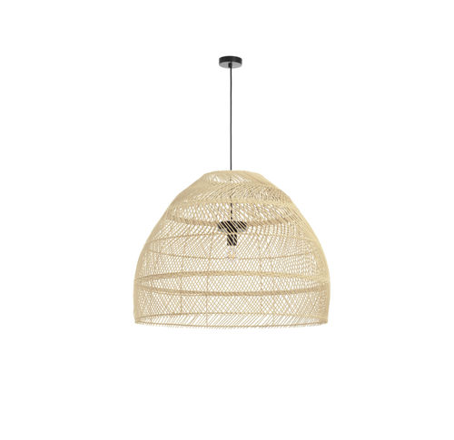 Lampada a sospensione - VIETNAM XL  - Novolux Lighting - in acciaio / in vimini / in fibra naturale