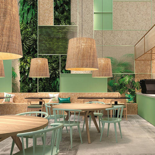 Lampada a sospensione - THAIS M - Novolux Lighting - in acciaio / in fibra naturale / contemporanea
