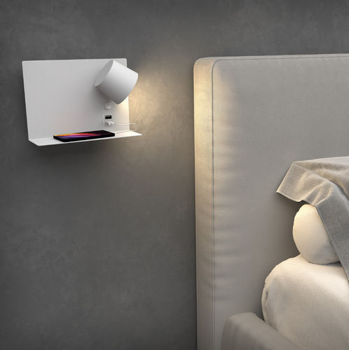 Applique contemporanea - SERENE RIGHT - Novolux Lighting - da interno / in acciaio / in metacrilato