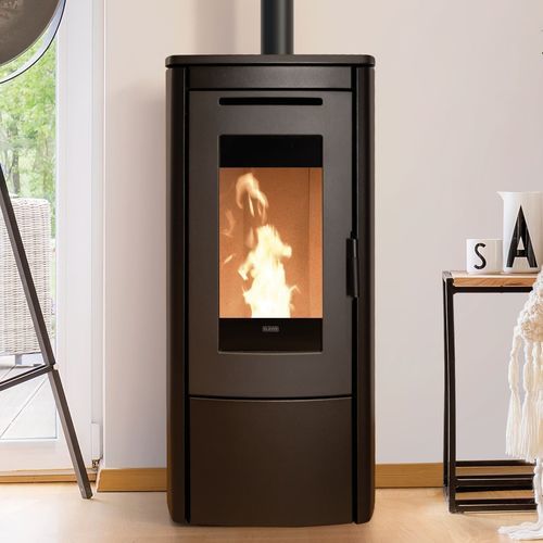 Stufa a pellet - SOFT 80 - Klover - 5 kW...10 kW / da appoggio / contemporanea