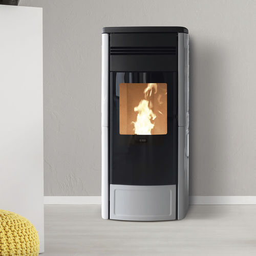 Termostufa a pellet - STYLE 120 PLUS - Klover - 10 kW...20 kW / da appoggio / contemporanea