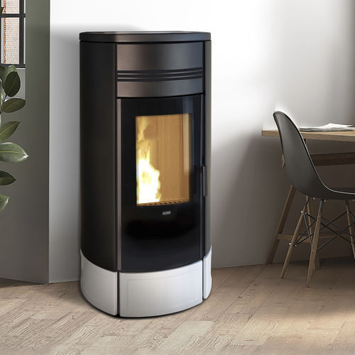 Termostufa a pellet - STYLE 140 DUO  - Klover - 10 kW...20 kW / da appoggio / contemporanea