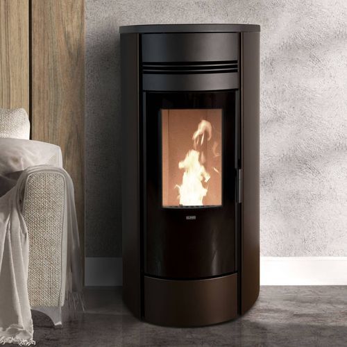 Termostufa a pellet - STYLE 180 GAS - Klover - 20 kW...50 kW / da appoggio / contemporanea