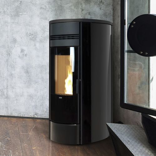 Termostufa a pellet - STYLE 220  - Klover - 20 kW...50 kW / da appoggio / contemporanea