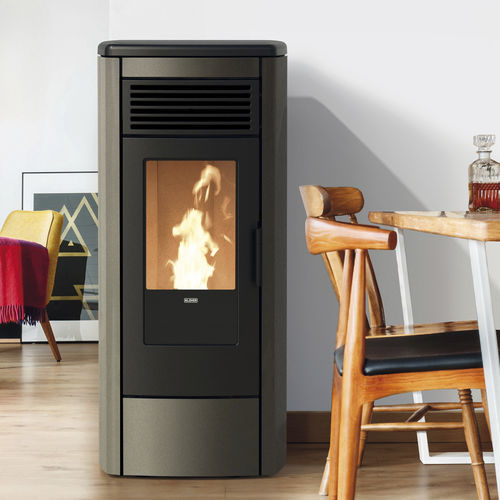 Termostufa a pellet - THERMOAURA - Klover - 10 kW...20 kW / 0 - 5 kW / da appoggio