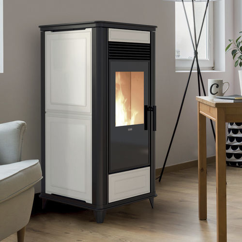 Termostufa a pellet - THERMOCLASS - Klover - 10 kW...20 kW / da appoggio / contemporanea