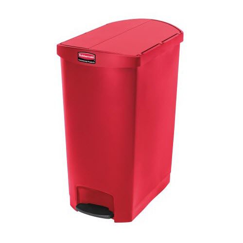 Portarifiuti contenitore - SLIM JIM® : STEP-ON - Rubbermaid Commercial Products - in resina / a pedale / contract