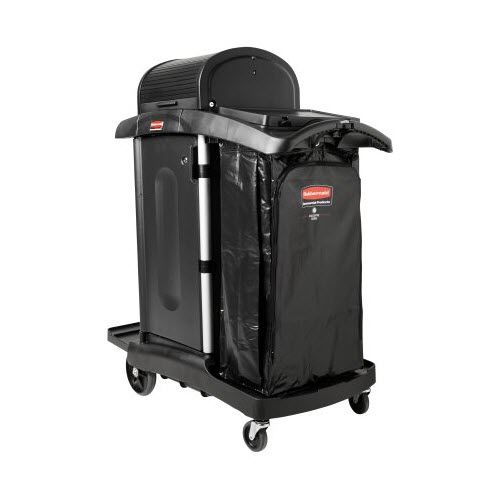 Carrello di pulizia - EXECUTIVE : JANITORIAL - HIGH-SECURITY - Rubbermaid Commercial Products - contract / in plastica