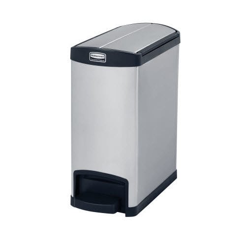 Portarifiuti pubblico - SLIM JIM® : STEP-ON END STEP - Rubbermaid Commercial Products - in metallo / in plastica / a pedale
