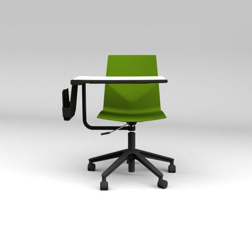 Sedia da conferenza ergonomica - FOUR® CAST2 WHEELER - Ocee Design - con tavoletta / regolabile / con rotelle