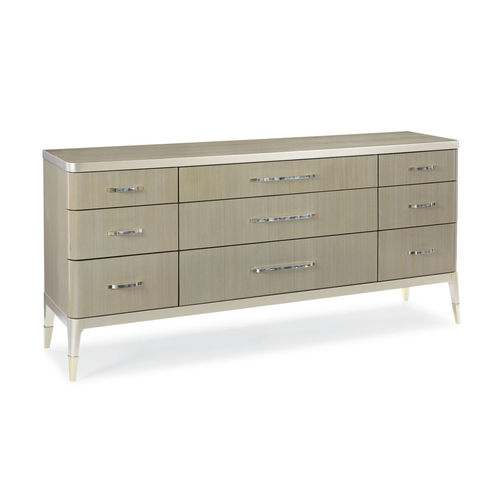 Cassettone contemporaneo - ALL DRESSED UP - CARACOLE - in legno laccato / rettangolare / con cassetti