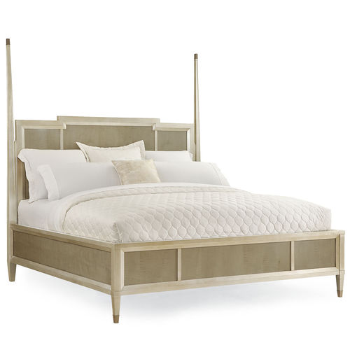 Letto queen size - AFTER HOURS - CARACOLE - classico / con testiera / impiallacciato in legno