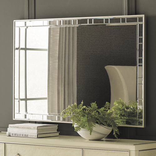 Specchio a muro - ALL EYES ON - CARACOLE - classico / rettangolare / in legno