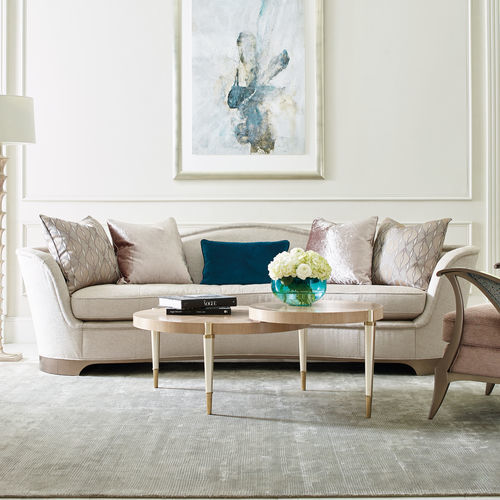 Divano a semicerchio - A FLAIR TO REMEMBER - CARACOLE - Art Deco / in tessuto / per cuscini